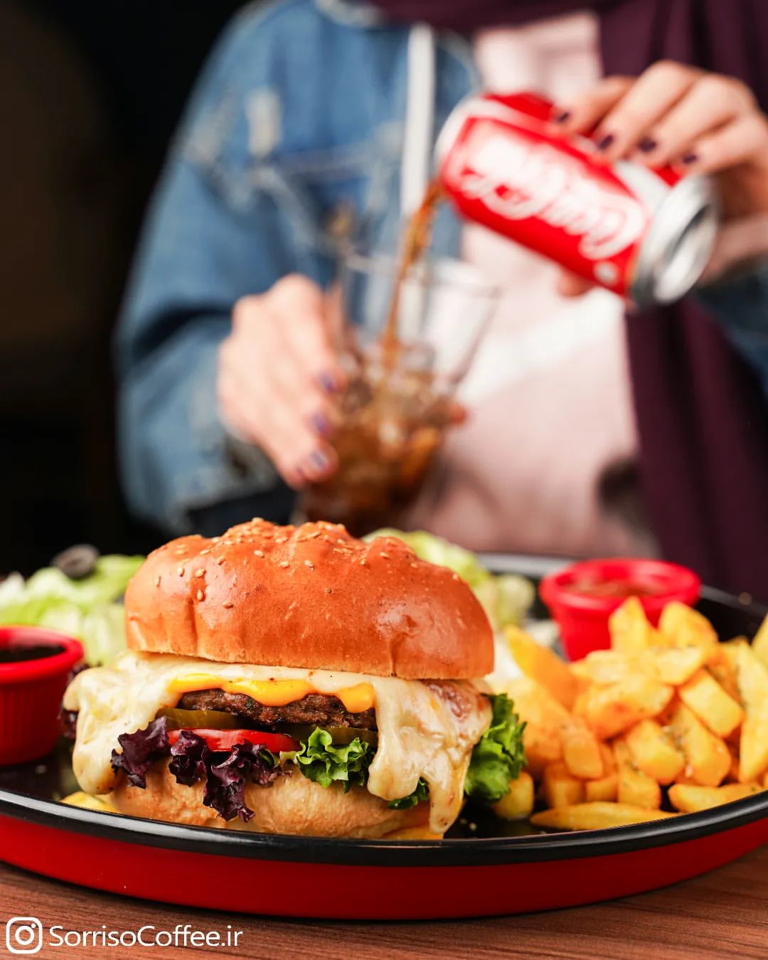 burger-in-sorrisocoffee برگر و همبرگر های سریزو کافه
