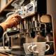 modern industrial coffee machine